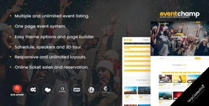 Download Event Champ – Multiple Events and Conference WordPress Theme v2.0.4
