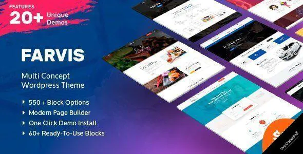 Farvis WordPress Theme