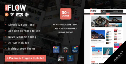 Download Flow News – Magazine and Blog WordPress Theme v2.0
