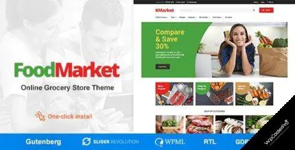 Download Food Market – Food Shop and Grocery Store WordPress Theme v1.0.8