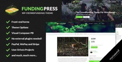 Download Fundingpress – The Crowdfunding WordPress Theme v5.2