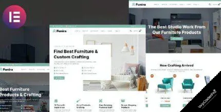 Download Funira - Custom Craft Furniture Elementor Template Kit