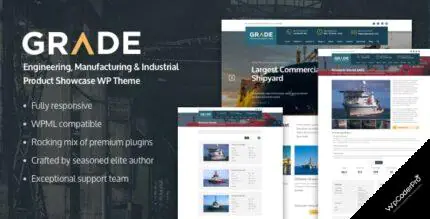 Download Grade – Engineering, Manufacturing and Industrial Product Showcase WP Theme v2.0.0