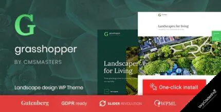 Download Grasshopper – Landscape Design and Gardening Services WP Theme v1.0.4