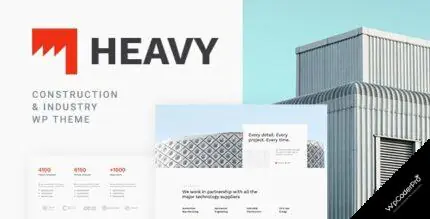 Download Heavy – Industrial WordPress Theme v1.0.2
