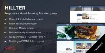 Download Hillter – Responsive Hotel Booking for WordPress v3.0.5