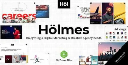 Download Holmes – Digital Agency WordPress Theme v1.7