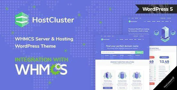 HostCluster WordPress Theme