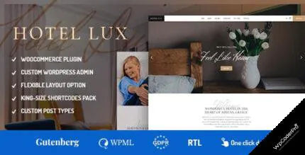Hotel Lux WordPress Theme