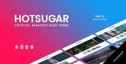Download HotSugar – Responsive WordPress Blog Theme v1.0.5