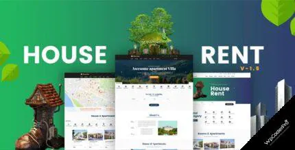 Download HouseRent – Multi Concept Rental WordPress Theme v1.6.1