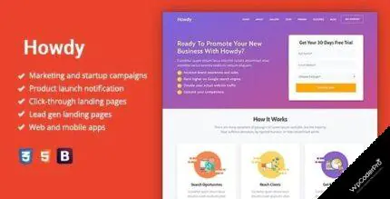 Howdy WordPress Theme
