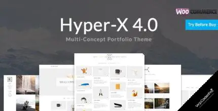 Download HyperX – Responsive WordPress Portfolio Theme v4.9.9.3