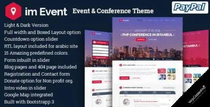 Download im Event – Event and Conference WordPress Theme v3.3.2