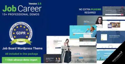 Download JobCareer – Job Board Responsive WordPress Theme v4.0.0