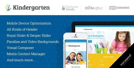 Download Kindergarten – Day Care and Children School Education WordPress Theme v3.9