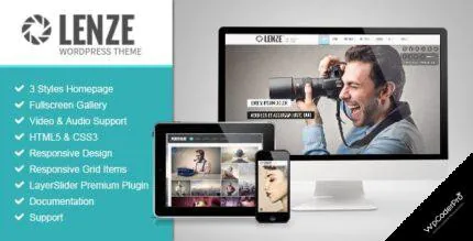 Download Lenze – Portfolio Photography WordPress Theme v1.2