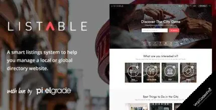 Download LISTABLE – A Friendly Directory WordPress Theme v1.15.3