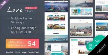 Download Love Travel – Creative Travel Agency WordPress v4.2