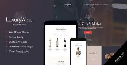 Luxury Wine WordPress Theme