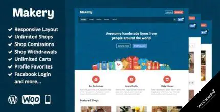 Download Makery – Marketplace WordPress Theme v1.24