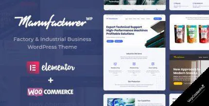 Manufacturer Factory WordPress Theme