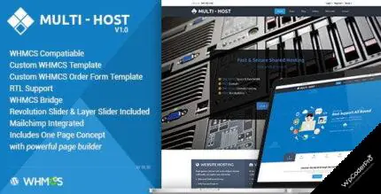 Download Multi Hosting | WHMCS Hosting WordPress Theme v2.5