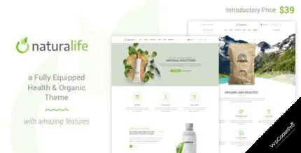 Download NaturaLife v2.1.1 – Health and Organic Theme