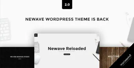 Download Newave – WordPress Responsive One Page Parallax v2.3