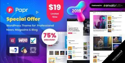 Download News Magazine Papr – News Magazine WordPress Theme v1.3.3