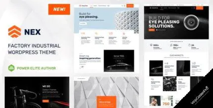 Download Nex – Factory and Industrial WordPress v9.0