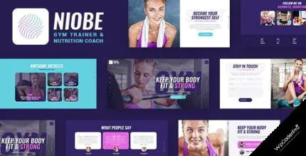 Download Niobe – A Gym Trainer and Nutrition Coach WordPress Theme v1.1.5