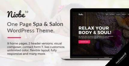 Niobe Spa WordPress Theme