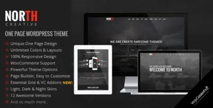 Download North – One Page Parallax WordPress Theme v4.0.7