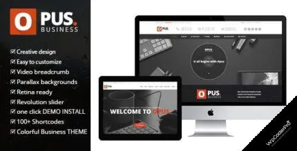 Download Opus Business – Multipurpose Business WordPress Theme v1.7