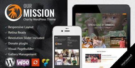 Download Our Mission – Charity WordPress Theme v1.0.6
