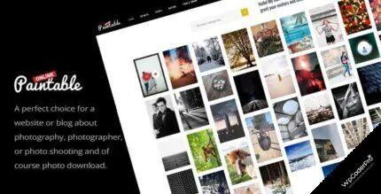 Download Paintable – Photography and Blog and Photos Download WordPress Theme v2.4