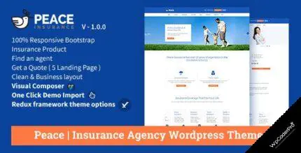 Download Peace – Insurance Agency WordPress Theme v2.5.6