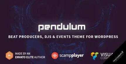 Download Pendulum – Beat Producers, DJs and Events Theme for WordPress v3.0.5