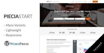 Download Piecia – One Page WordPress Landing Page v1.0