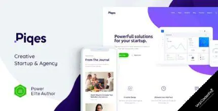 Download Piqes – Creative Startup and Agency WordPress Theme v1.0.3