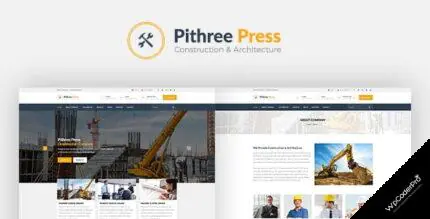 Download Pithree – Construction and Building WordPress Theme v1.7