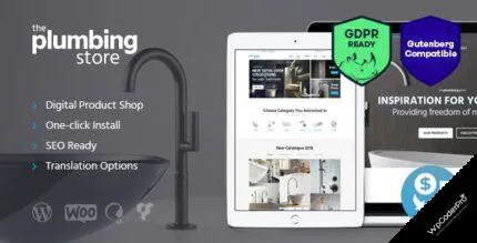 Download Plumbing and Building Parts, Tools and Accessories Store WordPress Theme v1.6