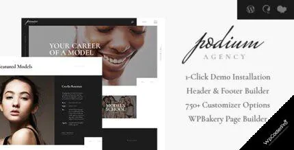 Download Podium – Model Agency WordPress Theme v1.1.3