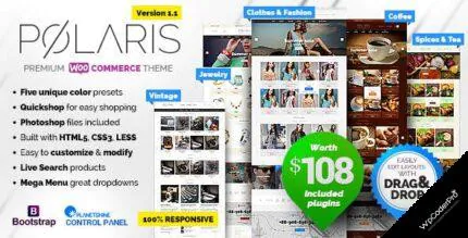 Download Polaris – Minimal and Powerful Multipurpose WooCommerce Theme v1.1.41