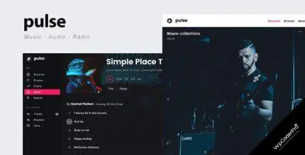 Download Pulse – Music, Audio, Radio WordPress Theme v2.2.1