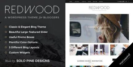 Download Redwood – A Responsive WordPress Blog Theme v1.7.2