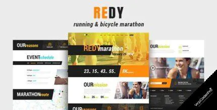 Download Redy – Marathon and Sports WordPress Theme v1.0.2