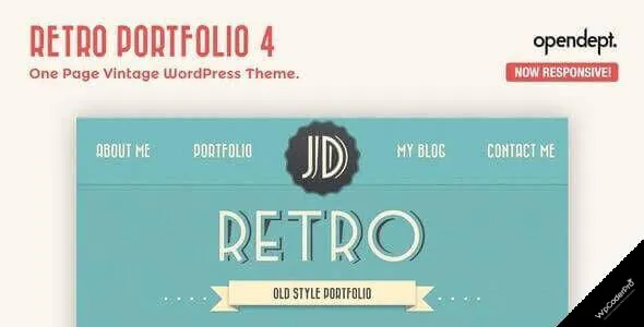 Retro Portfolio WordPress Theme 1