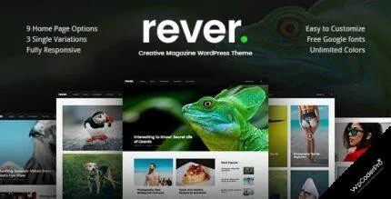Download Rever – Clean and Simple WordPress Theme v1.0.3